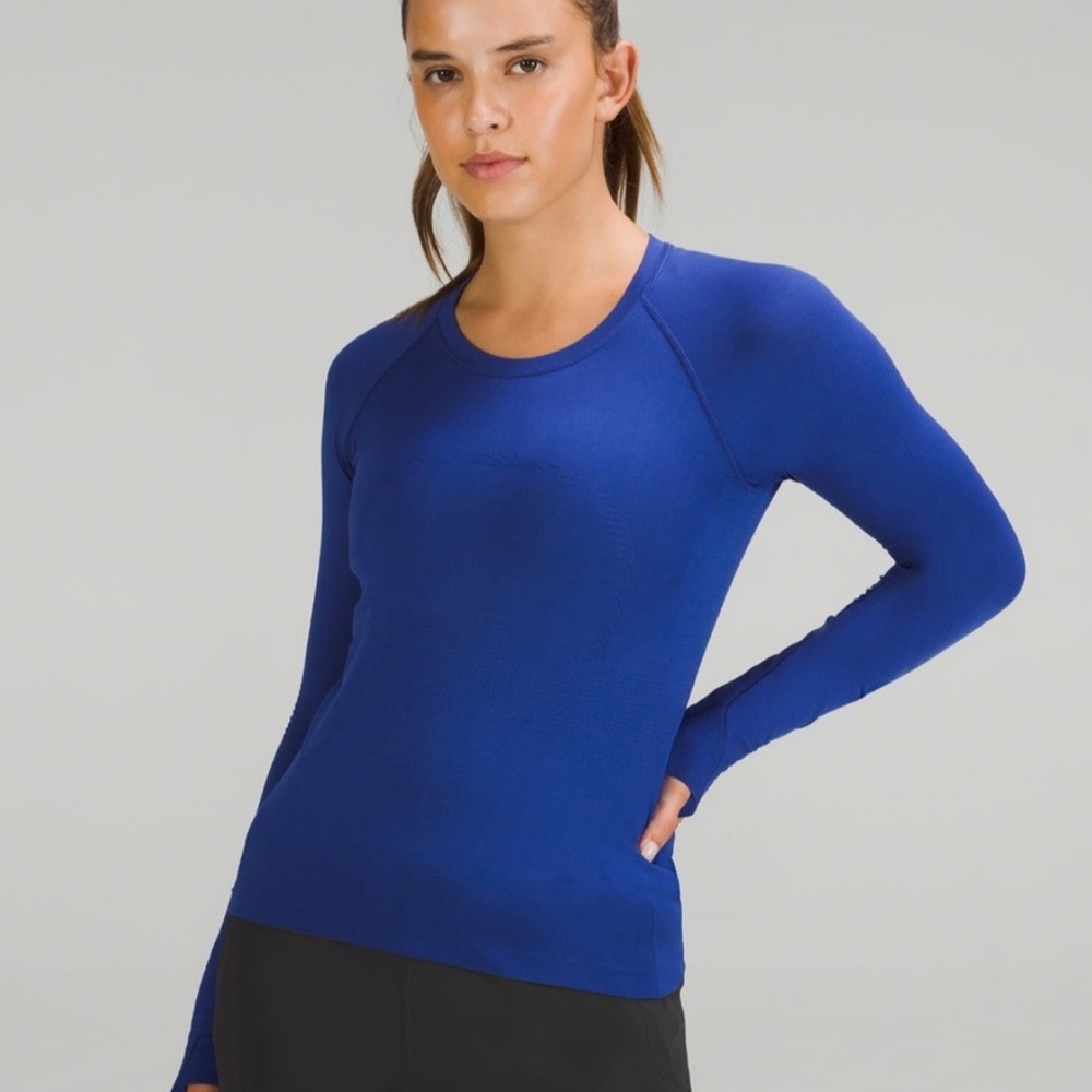 Lululemon Swiftly Tech Long Sleeve Psychic Size 4